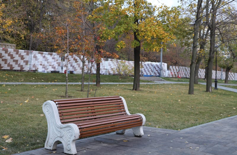 благоустройство, осень