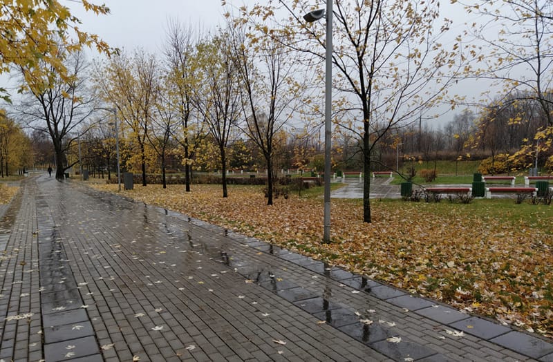 осень, благоустройство