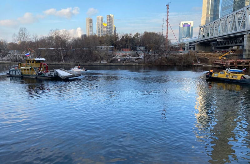 Москва-река, Мосводосток, набережная