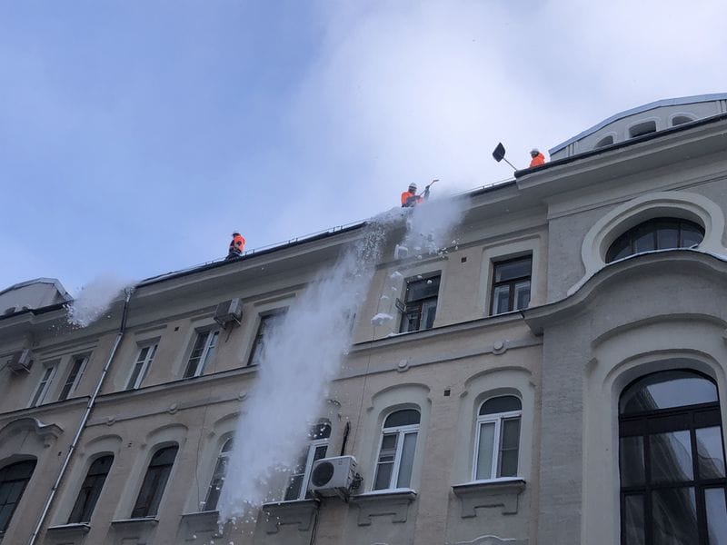 крыша, снег, Фото «Мой Дом Москва»