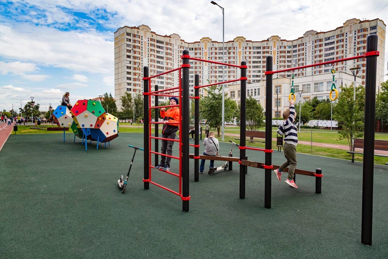 благоустройство, детская, спортивная площадка, дети