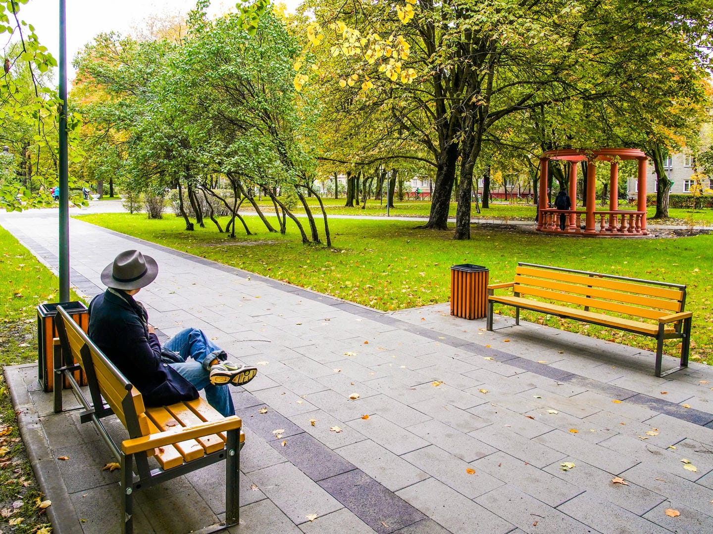 Благоустройство Москвы, люблино, сквер Антона Чехова