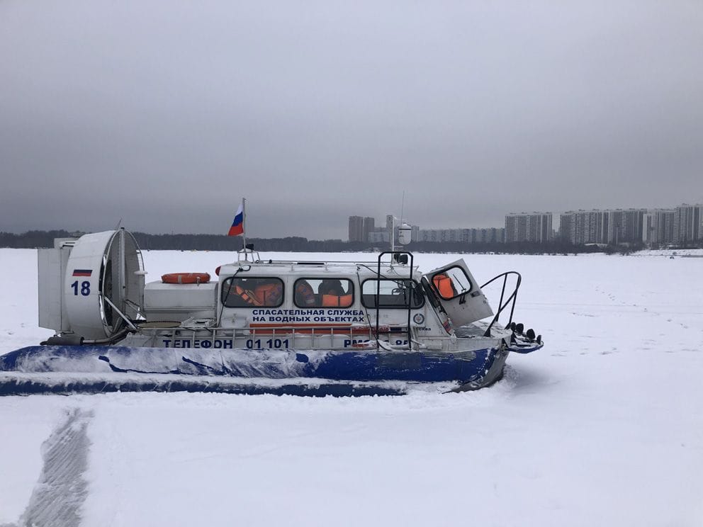 зима, спасатели, водоем