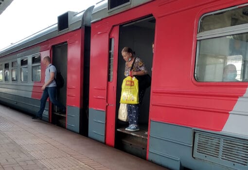 электричка, лето