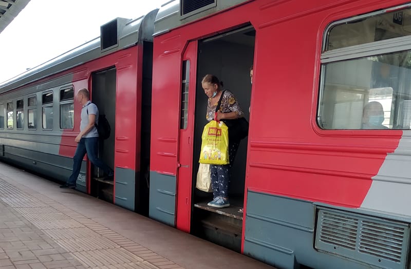 электричка, лето