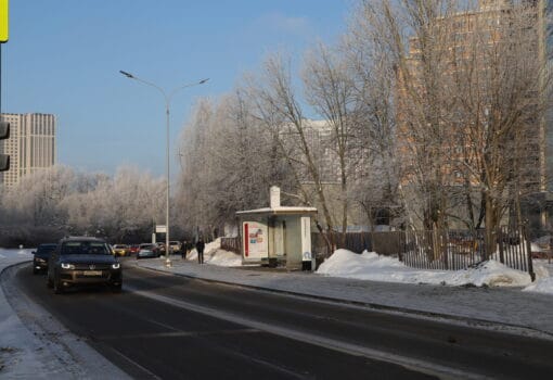 БКЛ Новаторская,остановка, благоустройство, метро. Фото Юлии Смагринской