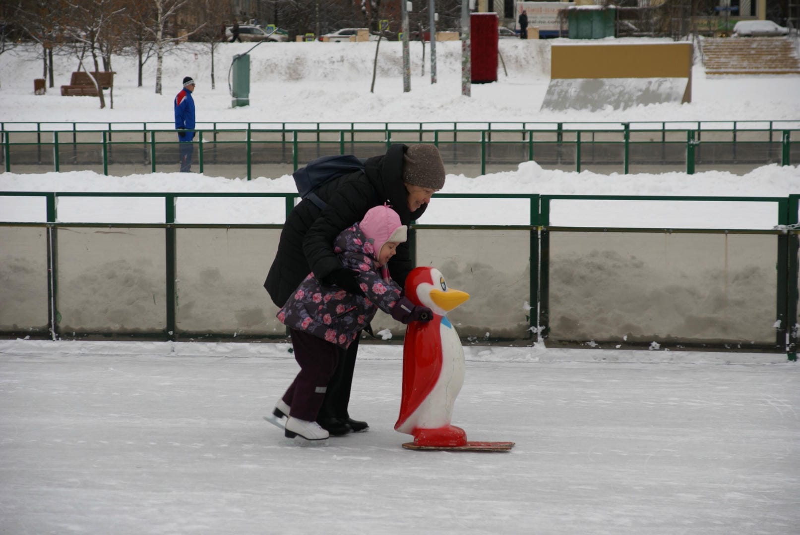 каток, коньки, зима. Фото Юлии Смагринской