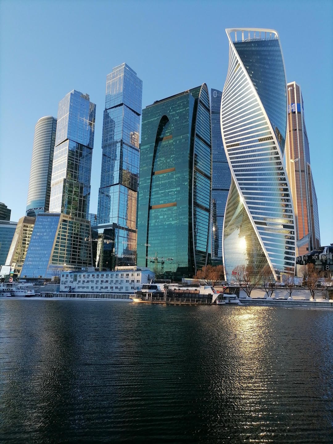 здания, Москва, зима. Фото Ольга Давыдова