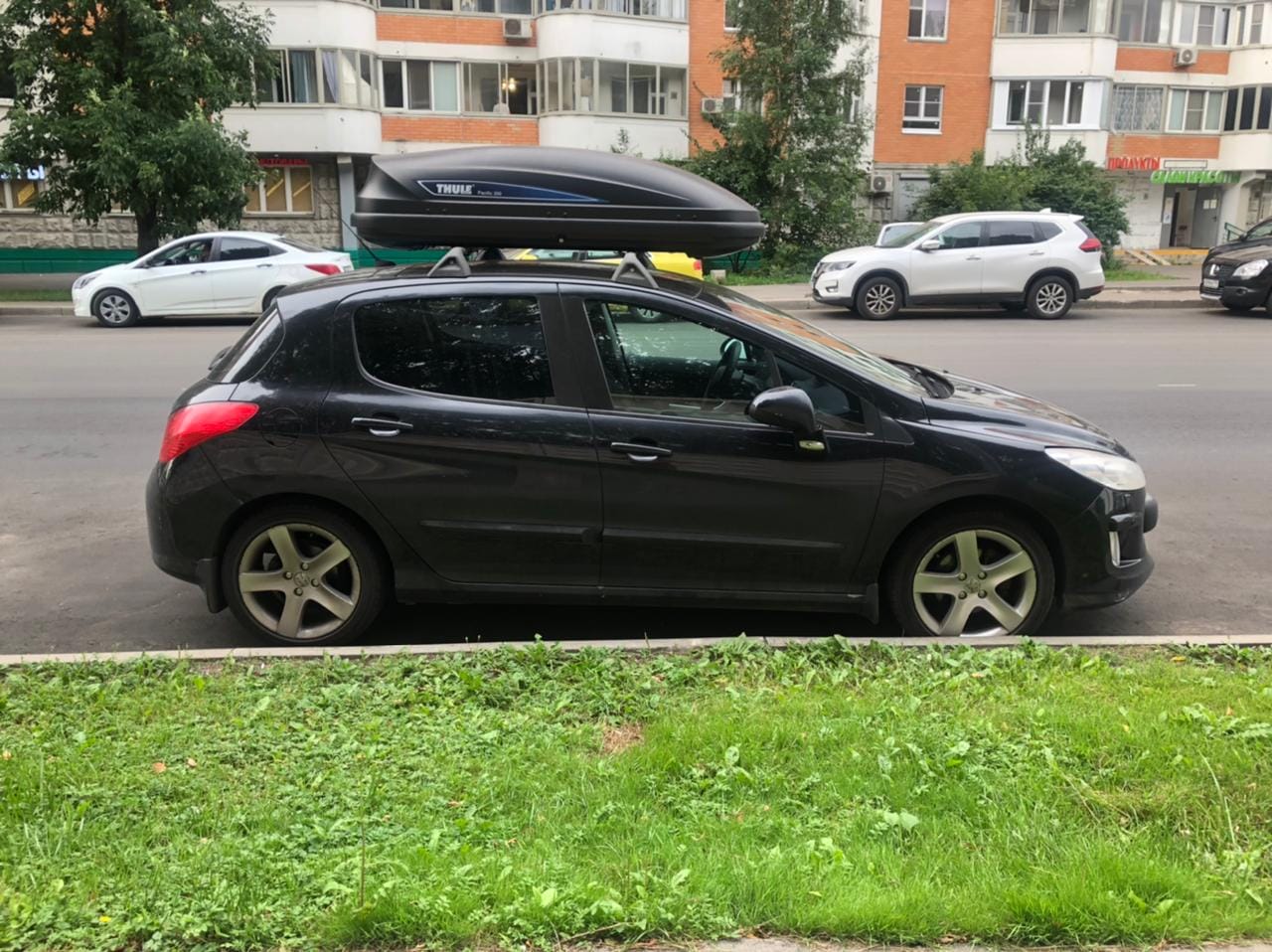 машина лето улица москва парковка МП