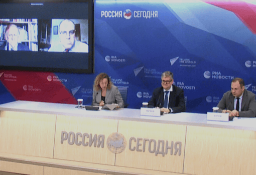скриншот трансляции МИА "Россия сегодня"