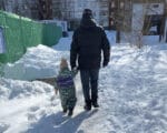 няня ребенок семья зима МП