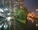 Москва вечерняя, дождь, дом, погода, Фото Ольги Давыдовой