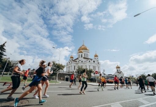 Фото с сайта Московского полумарафона