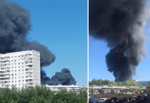 пожар на Каширском шоссе