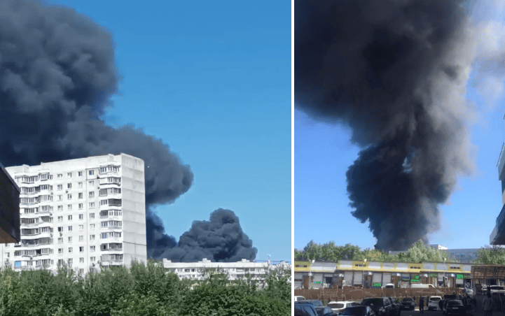 пожар на Каширском шоссе