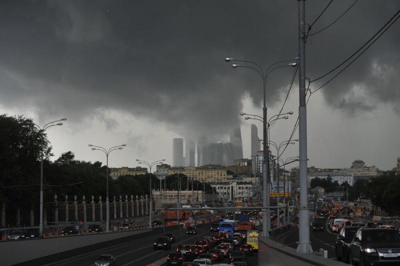 гроза в москве