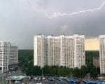 ураган в Москве, гроза