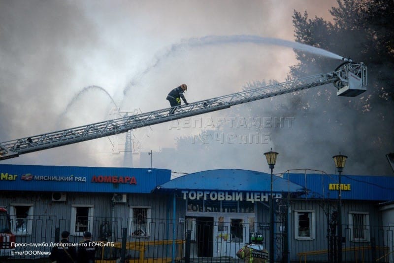 Солнцево, пожар