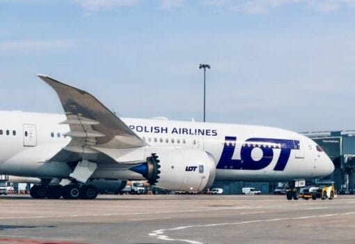 самолет, Фото LOT Polish airlines .