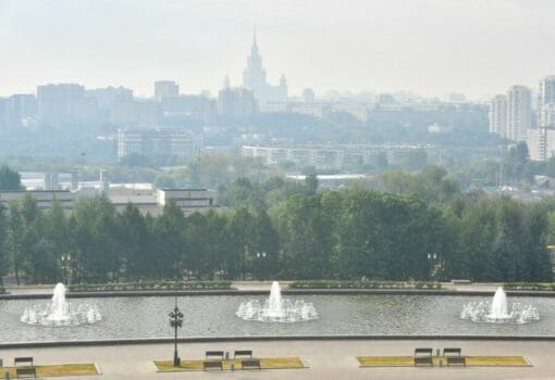 погода, дымка, Москва