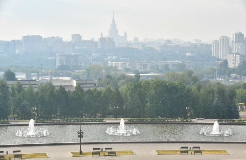 погода, дымка, Москва