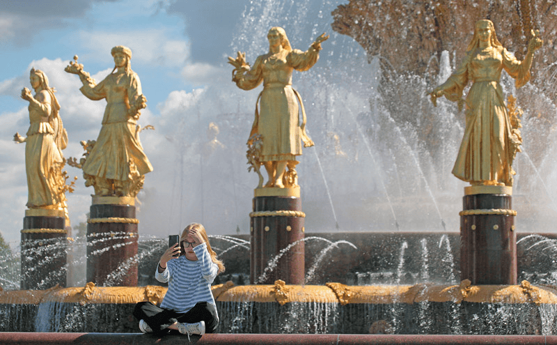 вднх, лето, фонтан, фото Михаил Ковалёв