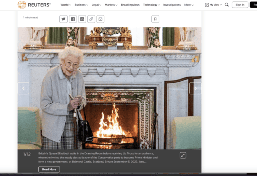 Елизавета II, королева Великобритании, 96 лет
