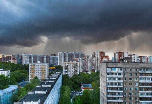 Погода Дождь в Подмосковье. Фото пресс-службы Министерства энергетики Московской области