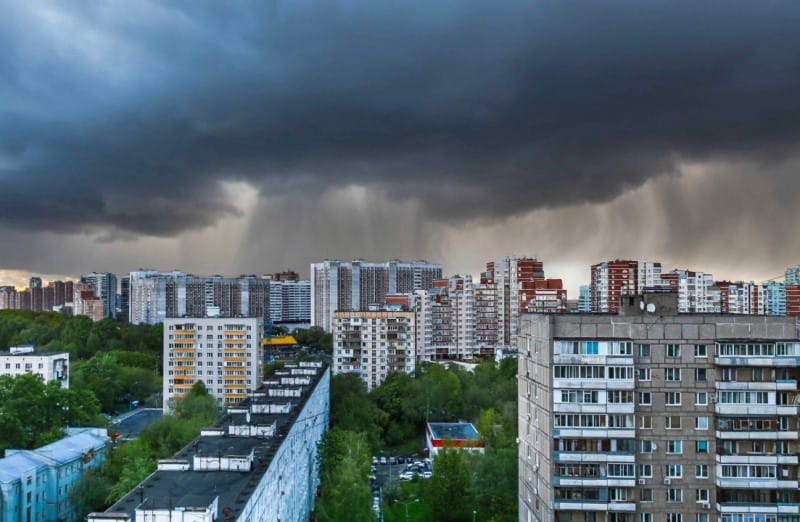 Погода Дождь в Подмосковье. Фото пресс-службы Министерства энергетики Московской области