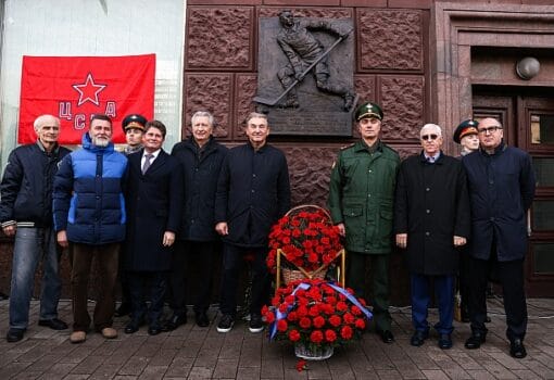 мемориальная доска, Фото: CSKA-HOCKEY.RU