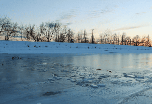 первый лед на реке, Фото народного репортера / Агентство «Москва»