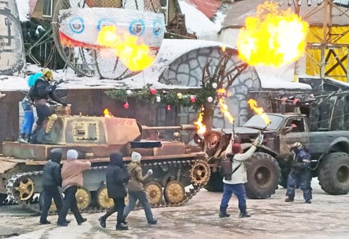 каскадеры, Каскадерская елка, фото Михаил Ковалёв