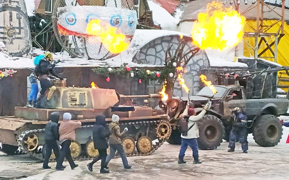 каскадеры, Каскадерская елка, фото Михаил Ковалёв