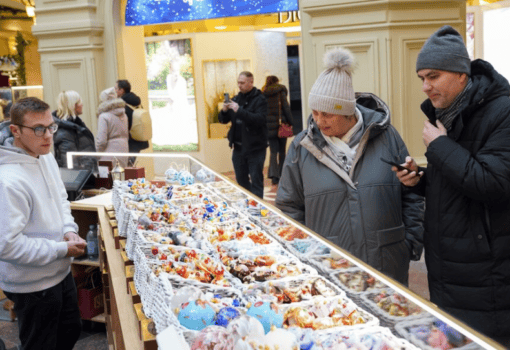 новый год, подарки, магазин, гум,Фото Пелагии Тихоновой / Агентство «Москва»