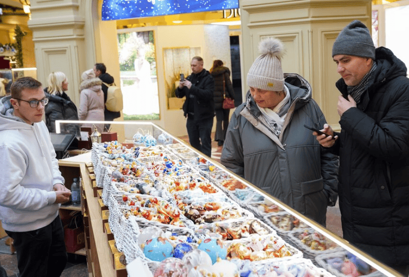 новый год, подарки, магазин, гум,Фото Пелагии Тихоновой / Агентство «Москва»