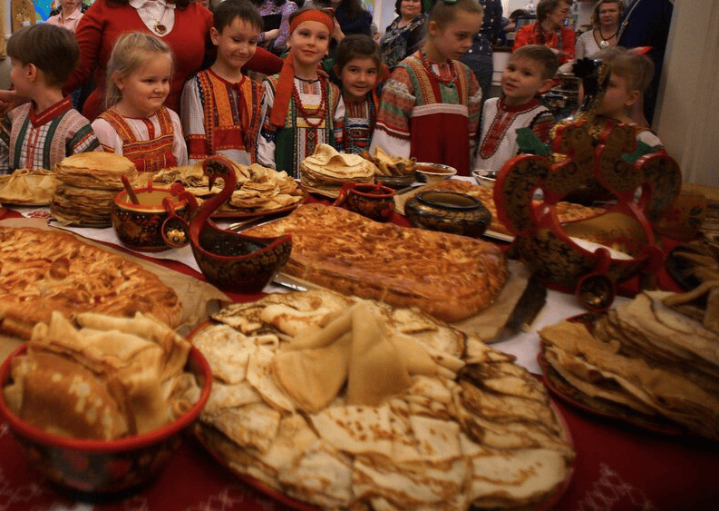 масленица, блины, пироги, Фото агентства «Москва»
