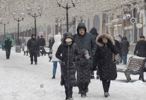 снегопад, погода, Фото пелагии Тихоновой / агентство «Москва»