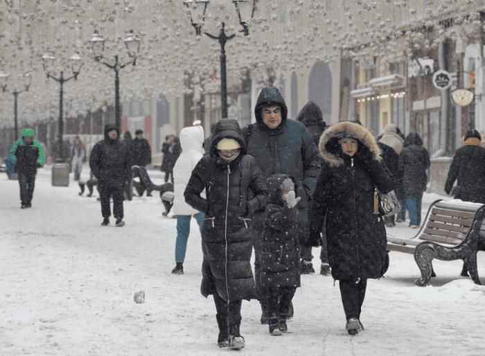 снегопад, погода, Фото пелагии Тихоновой / агентство «Москва»