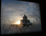 зима, иней, дом, фото Алина Фёдорова