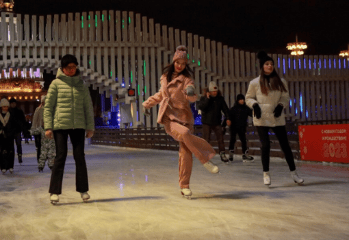 каток. вднх, Фото мобильного репортера / агентство «Москва»