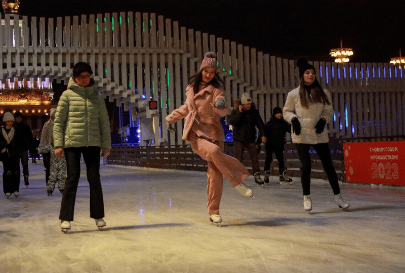 каток. вднх, Фото мобильного репортера / агентство «Москва»