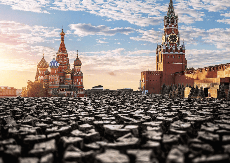 глобальное потепление, Москва, Коллаж «Московской правды»