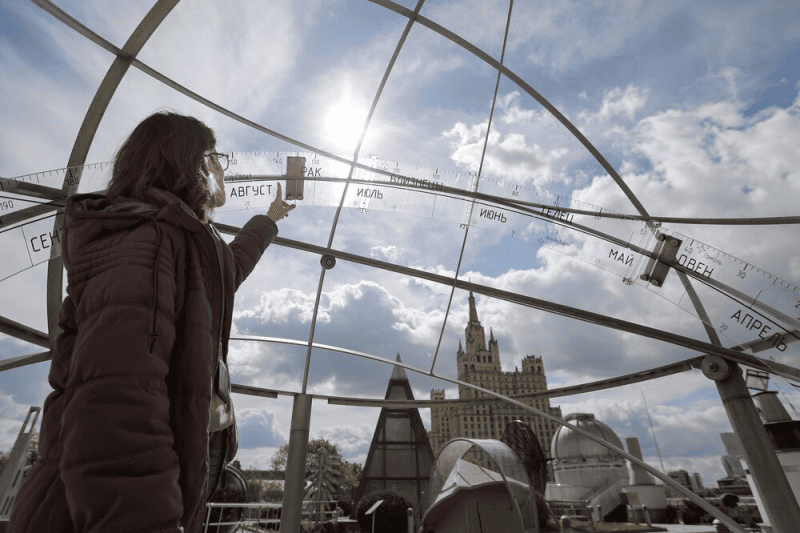 солнце, планетарий, Фото Артура Новосильцева / Агентство «Москва»