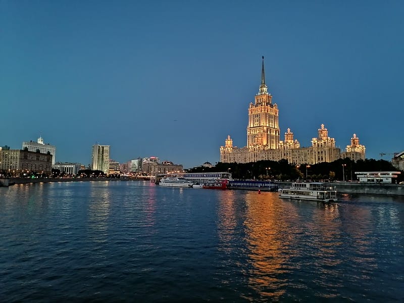 Москва, город, ночь, фото Юлия Смагринская