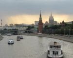 Москва, Москва-река, речной транспорт, фото Ольги Давыдовой