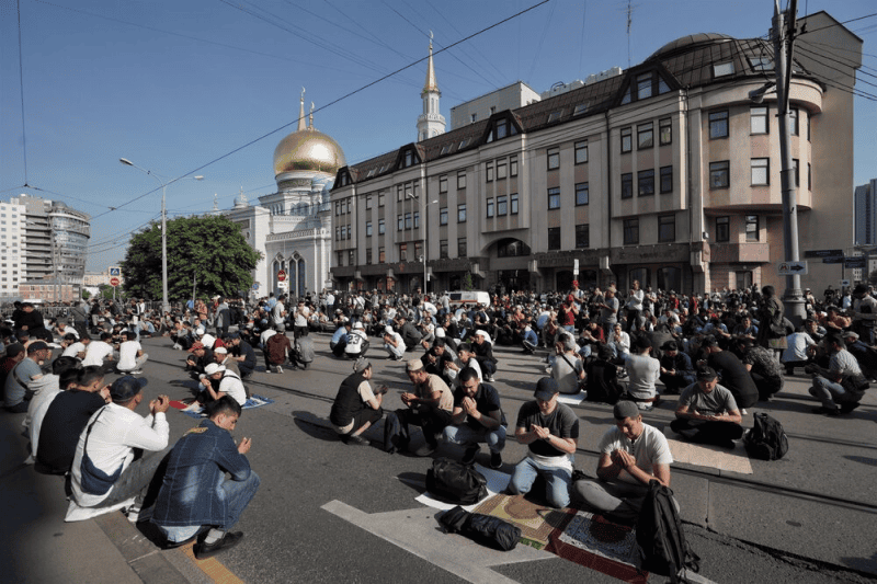 Курбан-Байрам, Москва, дороги, авто, транспорт, Курбан-байрам