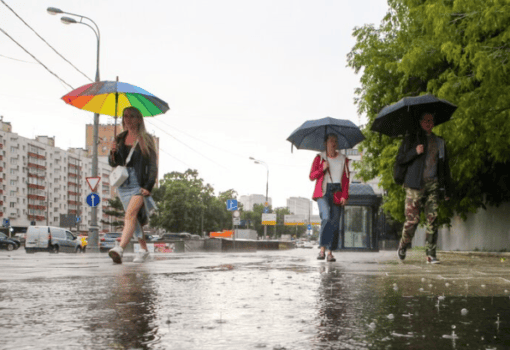 лето, дождь, лужи, Фото Ярослава Чингаева / агентство «Москва»