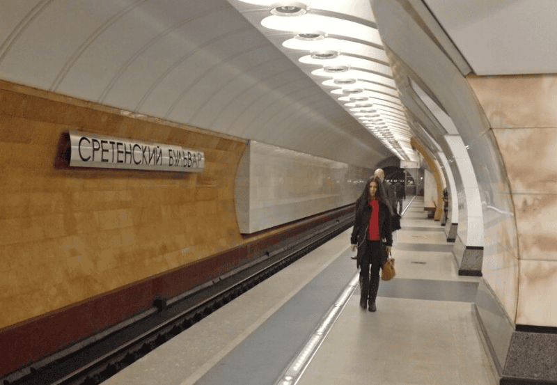 сретенский бульвар, метро,Фото агентства «Москва»