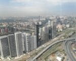 Москва, город, высотки, МЦК, дорога, фото Юлия Смагринская