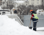 снег, сугробы, уборка снега, ЖКХ, Фото Пелагии Тихоновой / агентство «Москва»